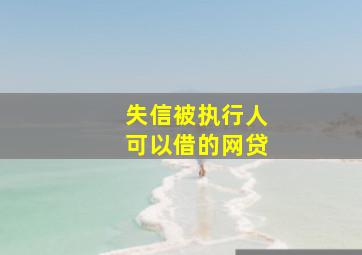 失信被执行人可以借的网贷