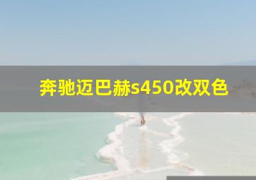 奔驰迈巴赫s450改双色