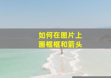 如何在图片上画框框和箭头