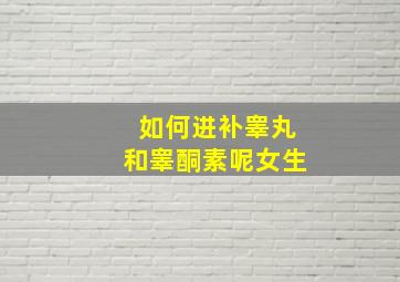 如何进补睾丸和睾酮素呢女生