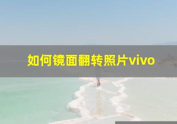 如何镜面翻转照片vivo