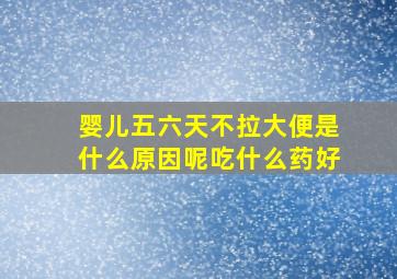 婴儿五六天不拉大便是什么原因呢吃什么药好