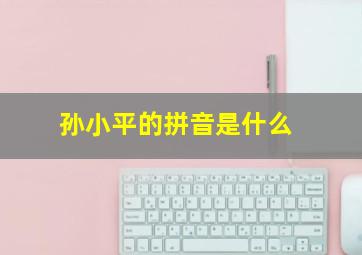 孙小平的拼音是什么