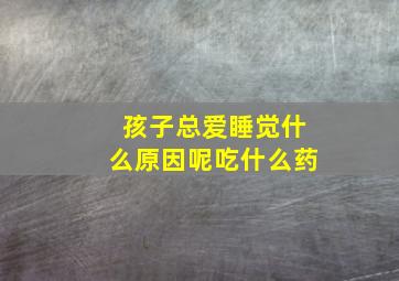 孩子总爱睡觉什么原因呢吃什么药