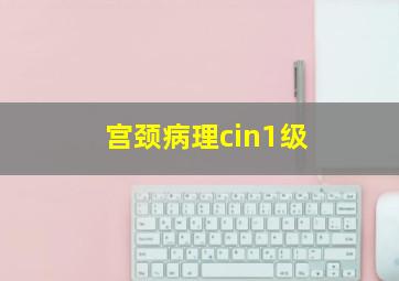 宫颈病理cin1级