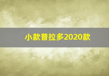 小款普拉多2020款