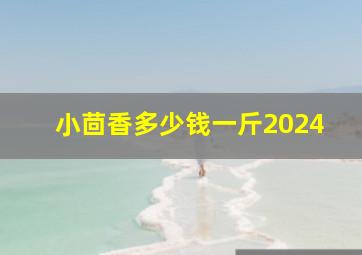 小茴香多少钱一斤2024