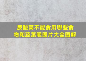 尿酸高不能食用哪些食物和蔬菜呢图片大全图解