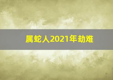 属蛇人2021年劫难