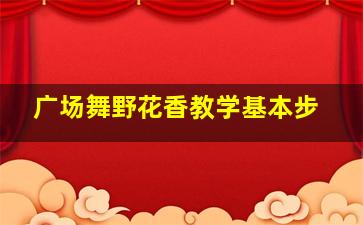 广场舞野花香教学基本步