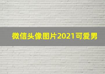 微信头像图片2021可爱男