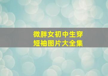 微胖女初中生穿短袖图片大全集