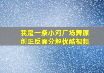 我是一条小河广场舞原创正反面分解优酷视频