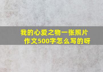 我的心爱之物一张照片作文500字怎么写的呀