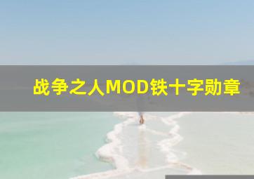 战争之人MOD铁十字勋章