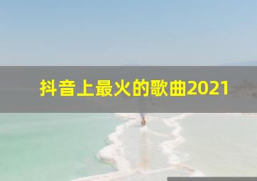 抖音上最火的歌曲2021