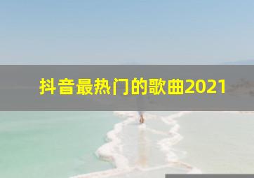 抖音最热门的歌曲2021