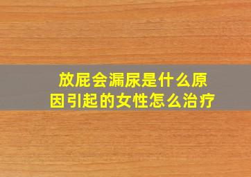 放屁会漏尿是什么原因引起的女性怎么治疗