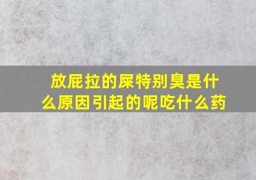 放屁拉的屎特别臭是什么原因引起的呢吃什么药