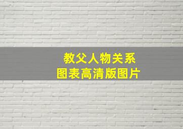 教父人物关系图表高清版图片