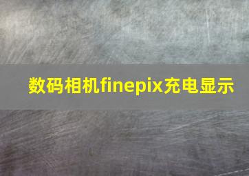 数码相机finepix充电显示