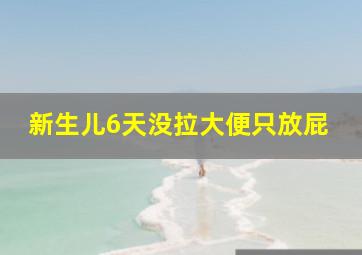 新生儿6天没拉大便只放屁