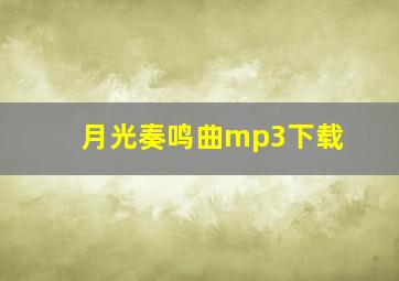 月光奏鸣曲mp3下载