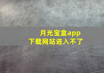 月光宝盒app下载网站进入不了