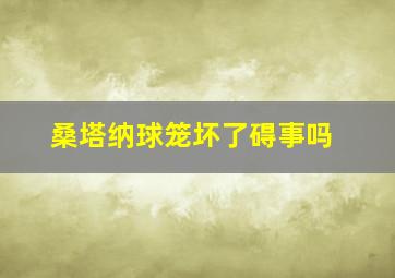 桑塔纳球笼坏了碍事吗