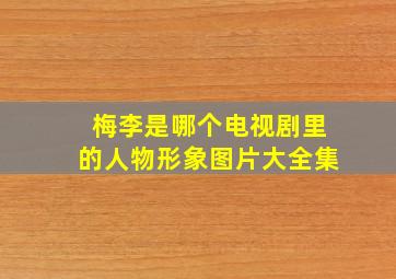 梅李是哪个电视剧里的人物形象图片大全集