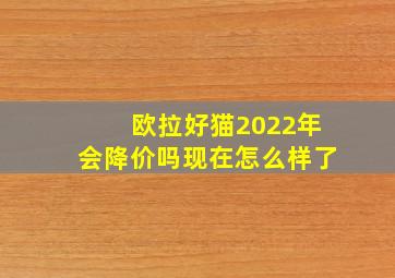 欧拉好猫2022年会降价吗现在怎么样了