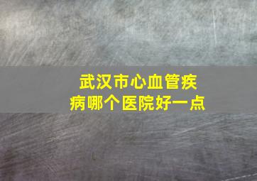 武汉市心血管疾病哪个医院好一点