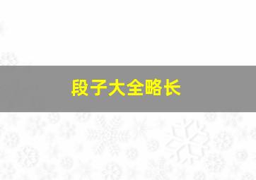 段子大全略长