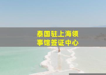 泰国驻上海领事馆签证中心