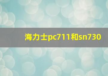 海力士pc711和sn730