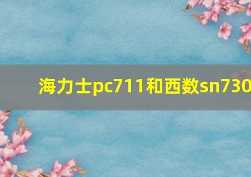 海力士pc711和西数sn730