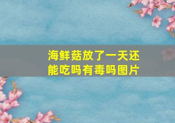 海鲜菇放了一天还能吃吗有毒吗图片