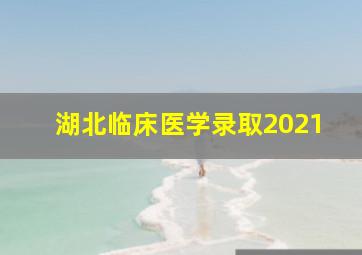 湖北临床医学录取2021