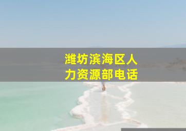 潍坊滨海区人力资源部电话