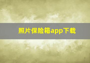 照片保险箱app下载