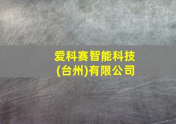 爱科赛智能科技(台州)有限公司