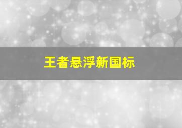 王者悬浮新国标