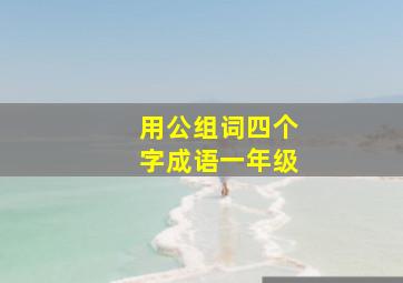 用公组词四个字成语一年级