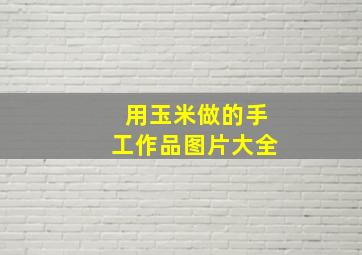 用玉米做的手工作品图片大全