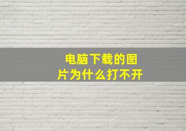 电脑下载的图片为什么打不开