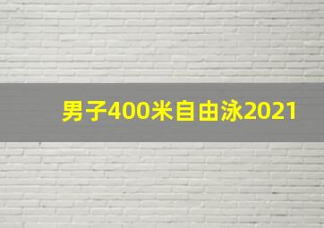 男子400米自由泳2021