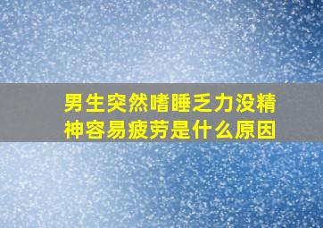 男生突然嗜睡乏力没精神容易疲劳是什么原因