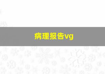 病理报告vg