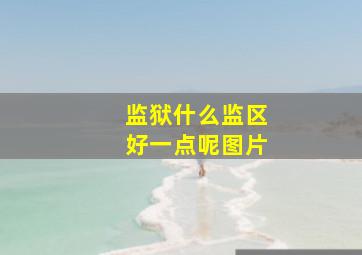 监狱什么监区好一点呢图片