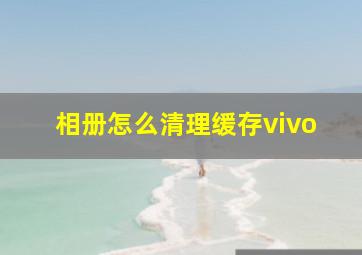 相册怎么清理缓存vivo